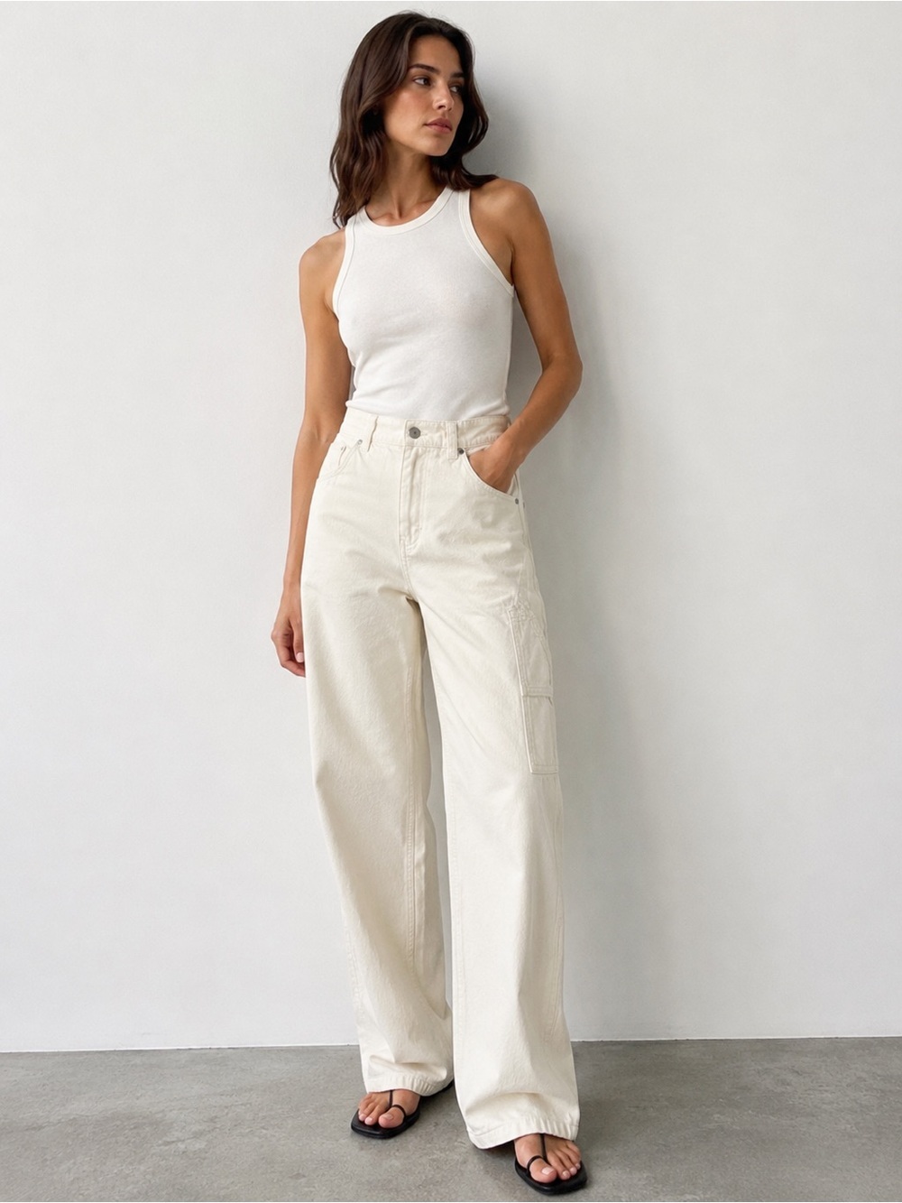 TWP Main Street Pants Relaxed Utility Size 0